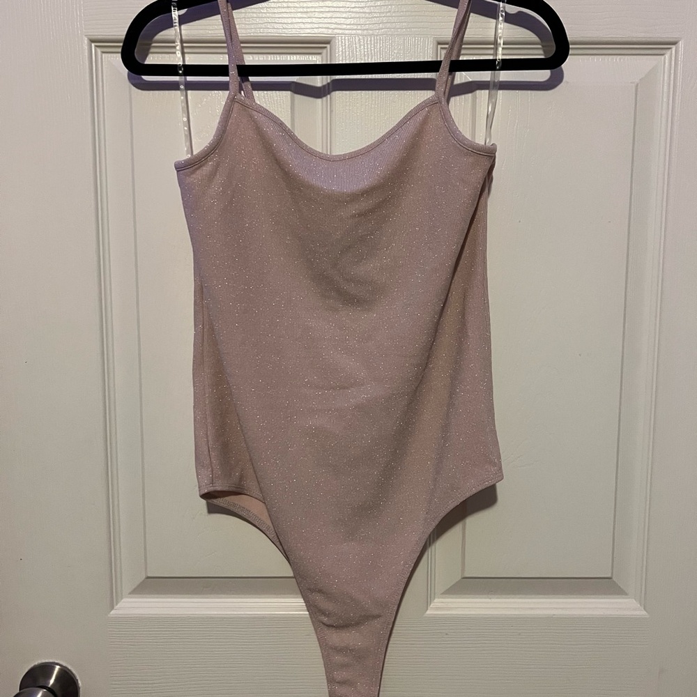 Sparkly Nude Women's Bodysuit